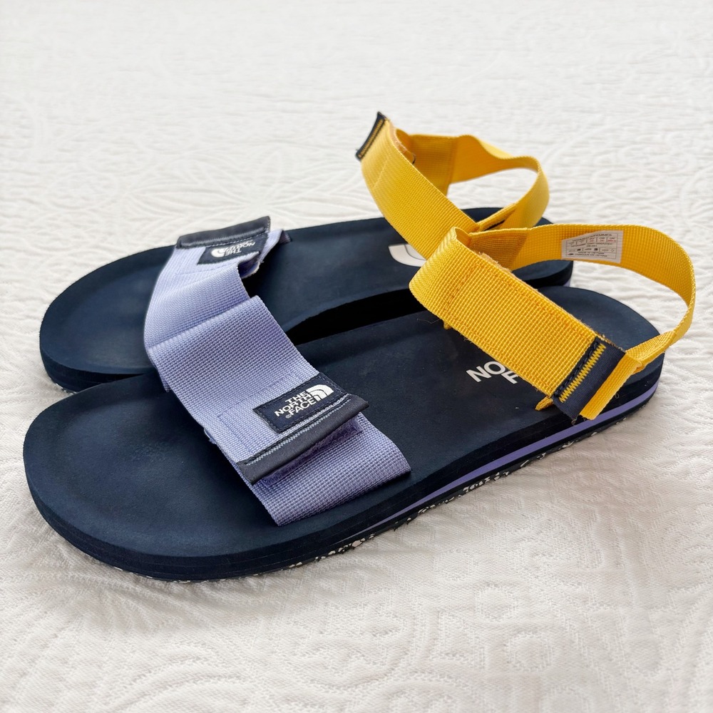 The North Face Women's Skeena Sport Sandals, Blue/Yellow Sz 9